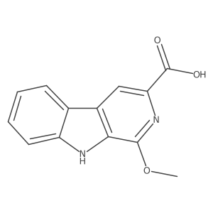 1-Methoxy-9h-pyrido[3,4-b]indole-3-carboxylic acid结构式