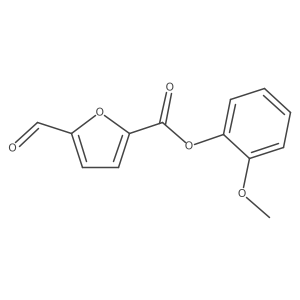 2-Methoxyphenyl 5-formyl-2-furancarboxylate结构式