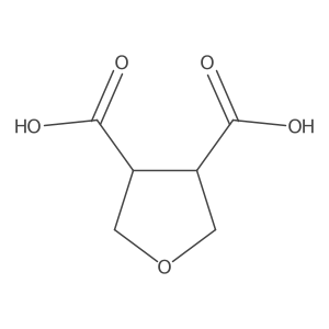 Tetrahydrofuran-3,4-dicarboxylic acid Structure