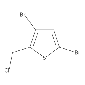 3,5-Dibromo-2-(chloromethyl)thiophene Structure
