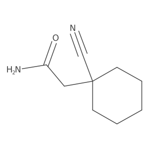 1-Cyanocyclohexaneacetamide结构式