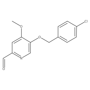 5-(4-Chloro-benzyloxy)-4-methoxy-pyridine-2-carbaldehyde Structure