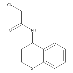 2-Chloro-N-(3,4-dihydro-2H-1-benzothiopyran-4-YL)acetamide结构式