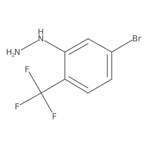 (5-Bromo-2-trifluoromethyl-phenyl)-hydrazine结构式