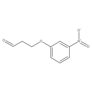 3-(3-Nitrophenoxy)propanal Structure