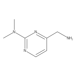 4-(aminomethyl)-N,N-dimethylpyrimidin-2-amine Structure