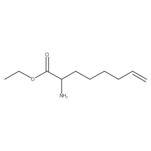 Ethyl (2S)-2-amino-7-octenoate结构式