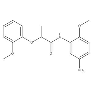 N-(5-Amino-2-methoxyphenyl)-2-(2-methoxyphenoxy)-propanamide Structure