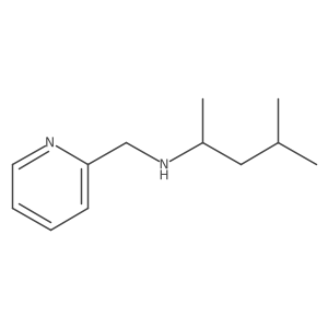 (4-Methylpentan-2-YL)(pyridin-2-ylmethyl)amine结构式