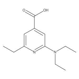 2-Diethylamino-6-ethylisonicotinic acid结构式