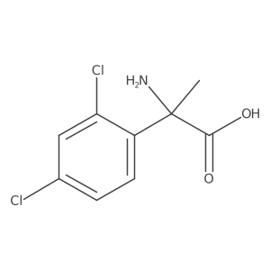 2-Amino-2-(2,4-dichlorophenyl)propanoic acid结构式