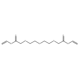 Divinyl 2,2'-((oxybis(ethane-2,1-diyl))bis(oxy))diacetate Structure