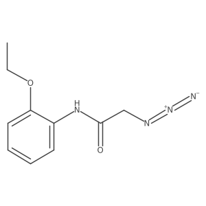 2-azido-N-(2-ethoxyphenyl)acetamide Structure