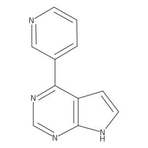 4-pyridin-3-yl-7H-pyrrolo[2,3-d]pyrimidine Structure