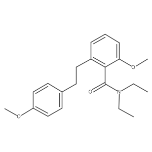 N,N-Diethyl-2-methoxy-6-[2-(4-methoxyphenyl)ethyl]benzamide Structure