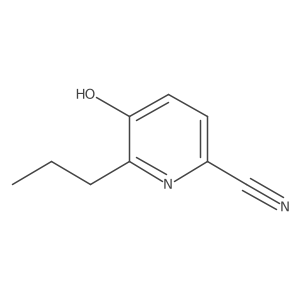 5-Hydroxy-6-propyl picolinonitrile Structure