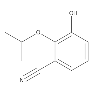 3-Hydroxy-2-isopropoxybenzonitrile Structure