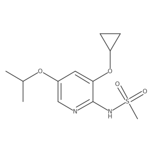N-(3-Cyclopropoxy-5-isopropoxypyridin-2-YL)methanesulfonamide结构式