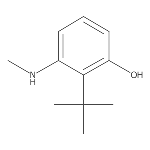 2-Tert-butyl-3-(methylamino)phenol Structure