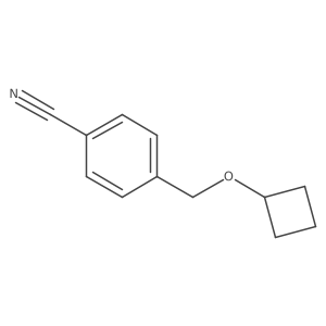 4-(Cyclobutoxymethyl)benzonitrile结构式