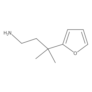 3-(Furan-2-yl)-3-methylbutan-1-amine结构式