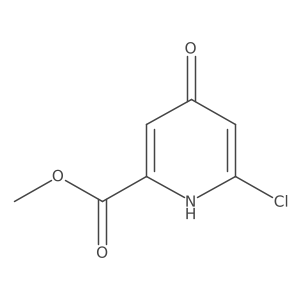 Methyl 6-chloro-4-hydroxypicolinate结构式