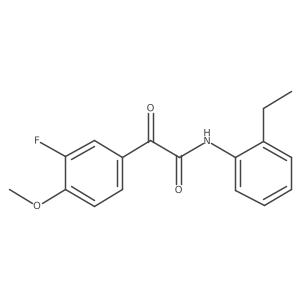 Benzeneacetamide, N-(2-ethylphenyl)-3-fluoro-4-methoxy-I+/--oxo-结构式