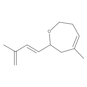 2,3,6,7-Tetrahydro-4-methyl-2-[(1E)-3-methyl-1,3-butadien-1-yl]oxepin Structure