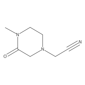 2-(4-Methyl-3-oxopiperazin-1-yl)acetonitrile Structure