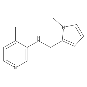 4-Methyl-N-[(1-methyl-1H-pyrrol-2-yl)methyl]pyridin-3-amine Structure