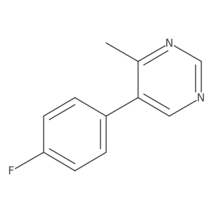5-(4-fluorophenyl)-4-methylPyrimidine Structure