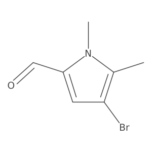 4-Bromo-1,5-dimethyl-1H-pyrrole-2-carbaldehyde结构式
