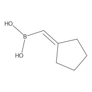 (Cyclopentylidenemethyl)boronic acid结构式