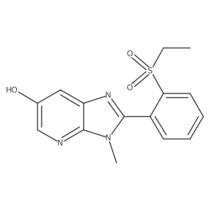2-[2-(Ethylsulfonyl)phenyl]-3-methyl-3H-imidazo[4,5-b]pyridin-6-ol结构式