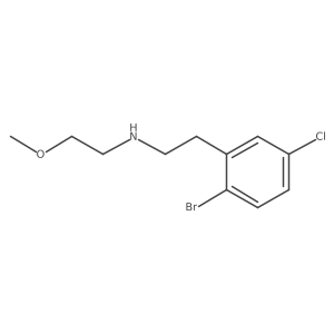[2-(2-Bromo-5-chlorophenyl)ethyl](2-methoxyethyl)amine Structure
