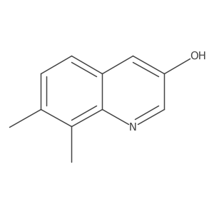 7,8-Dimethylquinolin-3-ol结构式