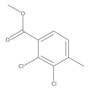 Methyl 2,3-dichloro-4-methylbenzoate结构式
