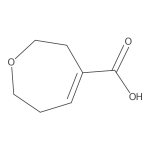 2,3,6,7-Tetrahydrooxepine-4-carboxylic acid结构式