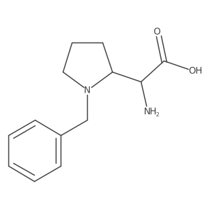 2-Amino-2-(1-benzylpyrrolidin-2-yl)acetic acid Structure