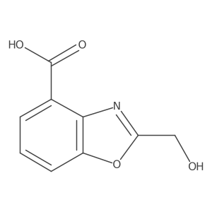 2-(Hydroxymethyl)benzo[d]oxazole-4-carboxylic acid Structure