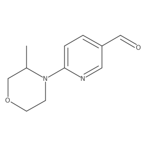 6-(3-Methylmorpholin-4-YL)pyridine-3-carbaldehyde Structure