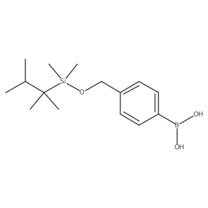 (4-((((2,3-Dimethylbutan-2-yl)dimethylsilyl)oxy)methyl)phenyl)boronic acid Structure