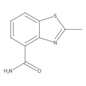 2-Methylbenzo[d]thiazole-4-carboxamide结构式