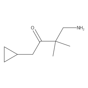 4-Amino-1-cyclopropyl-3,3-dimethylbutan-2-one Structure