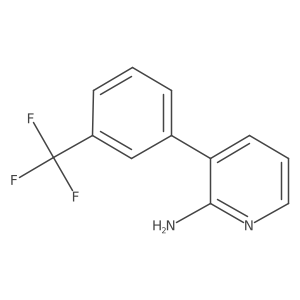 3-[3-(Trifluoromethyl)phenyl]pyridin-2-amine Structure