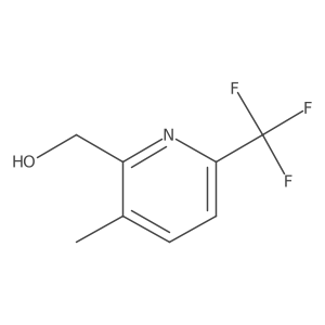(3-Methyl-6-(trifluoromethyl)pyridin-2-yl)methanol Structure