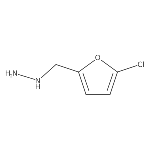 [(5-Chlorofuran-2-yl)methyl]hydrazine Structure