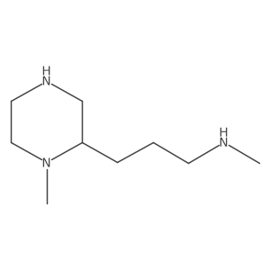 Methyl[3-(1-methylpiperazin-2-yl)propyl]amine Structure
