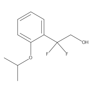 2,2-Difluoro-2-[2-(propan-2-yloxy)phenyl]ethan-1-ol Structure