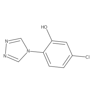 5-Chloro-2-(4H-1,2,4-triazol-4-yl)phenol Structure